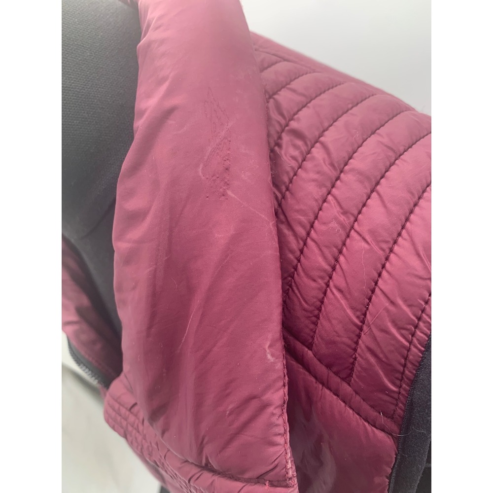 Michael Michael Kors Womens Quilted Puffer Vest Burgundy Wine Size M 142260 - Picture 3 of 9
